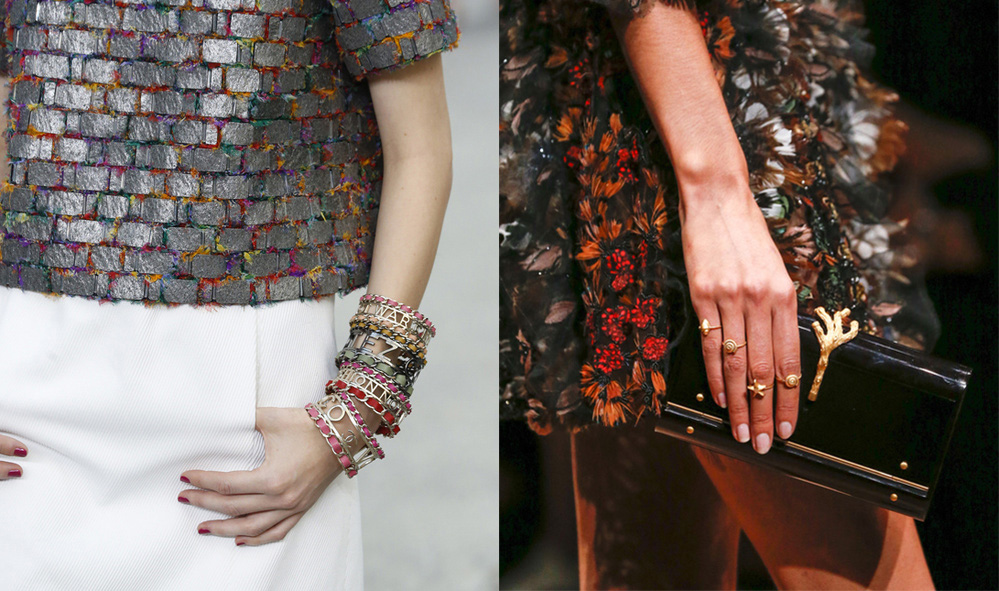 jewellery Chanel and Valentino Paris Fashion Week SS16 2015