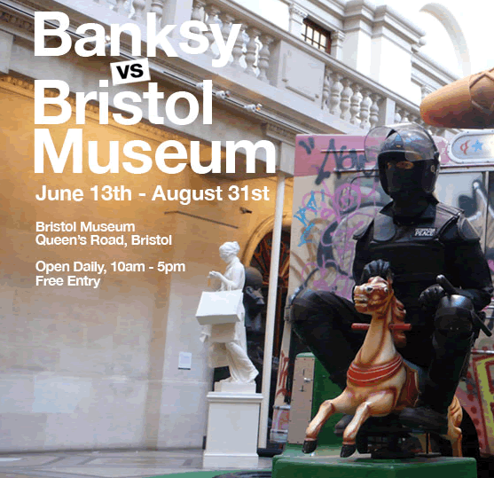 Bansky en el Museo de Bristol
